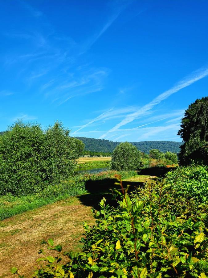 Gaestehaus Am Weser-Radweg Hannoversch Münden Exterior foto